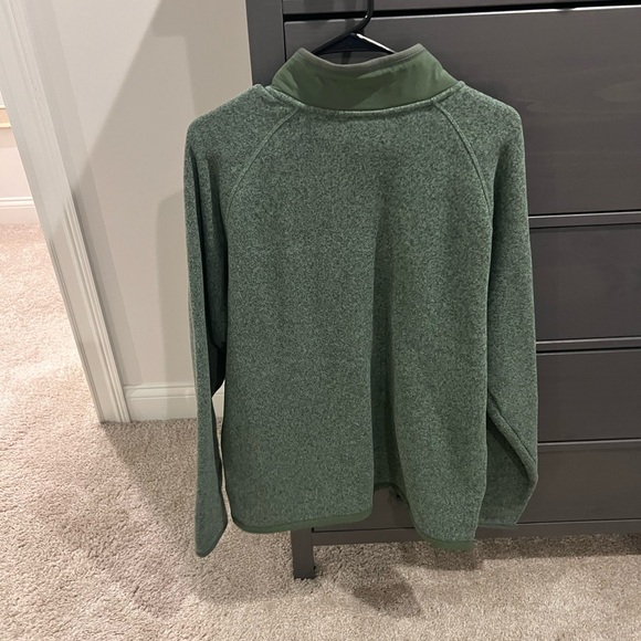 Green north face fleece size large - Picture 3 of 4